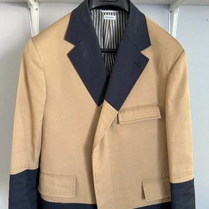 Men's Thom Browne Beige/Navy Jacket